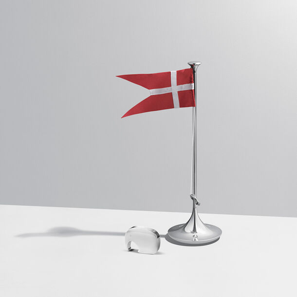 Georg Birthday Flag And Elephant Bottle Opener In Stainless Steel