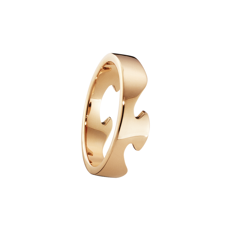 FUSION end ring - 18 kt. rose gold