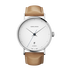 KOPPEL - 41公釐，機械自動，白色錶盤，鞣皮錶帶