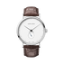 KOPPEL - 38公釐，機械手上鍊，白色錶盤，棕色鱷魚皮錶帶
