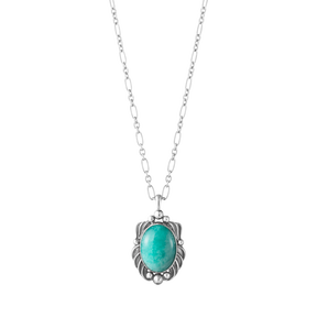 2025 HERITAGE Pendant in sterling silver and amazonite