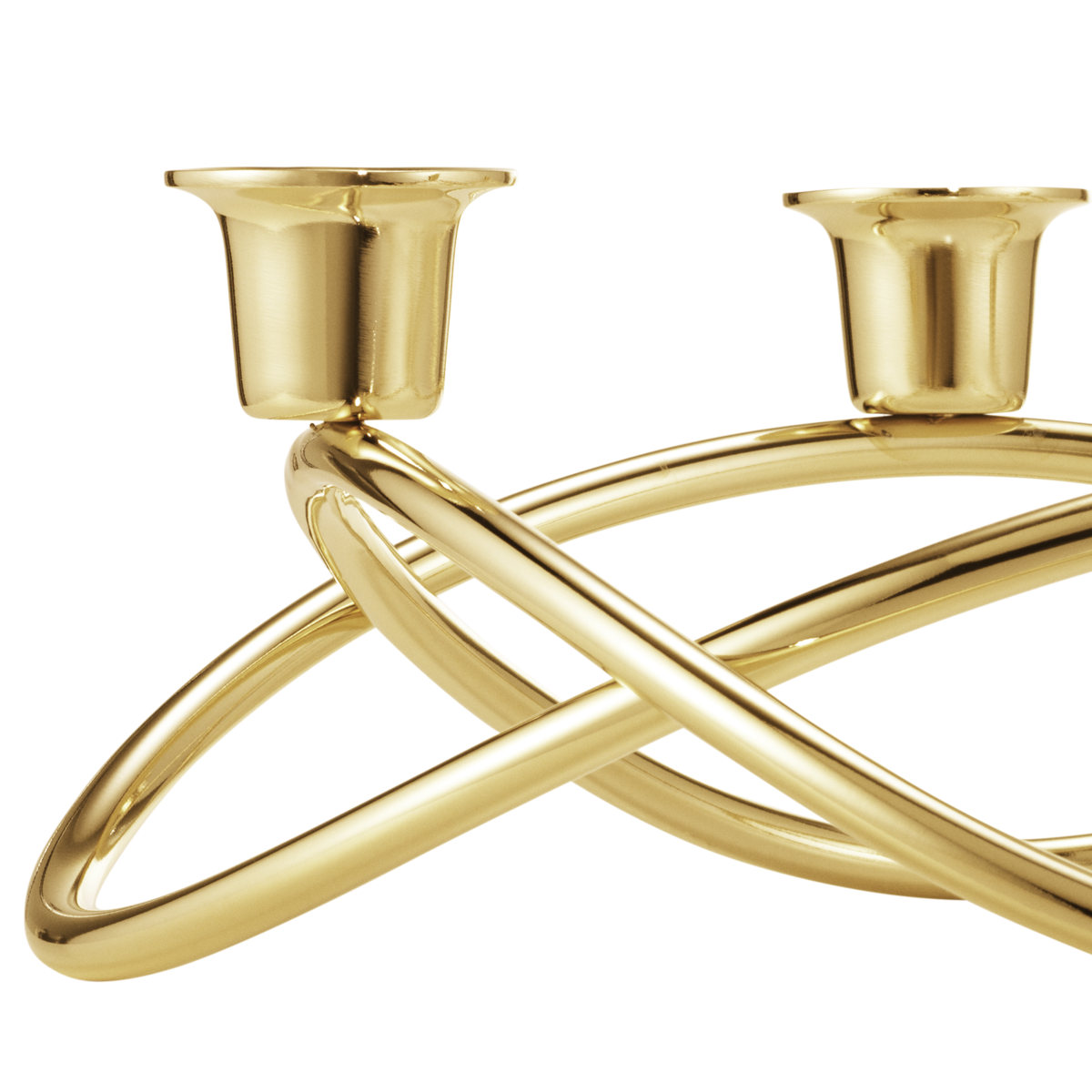 SEASON candleholder advent wreath gold plated Jensen