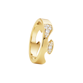FUSION END RING 1648AA YG DIAMOND 0.11 CT 51 FUSION END RING 1648AA YG DIAMOND 0.11 CT 51