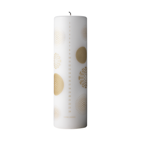 2018 Calendar Candle - gold print