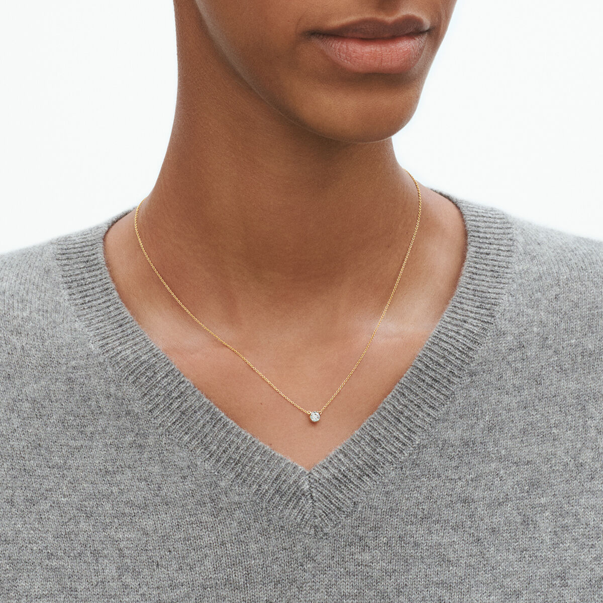 ジョージ ジェンセン シグネチャー ダイヤモンド、ペンダント - 18