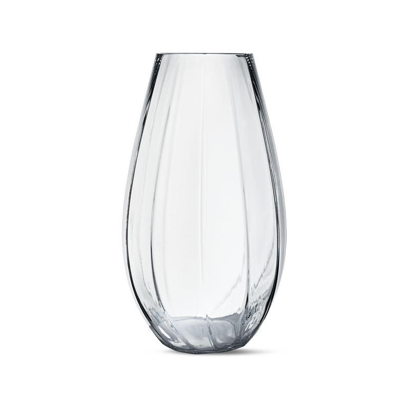 FACET bold centerpiece glass vase, large Jensen