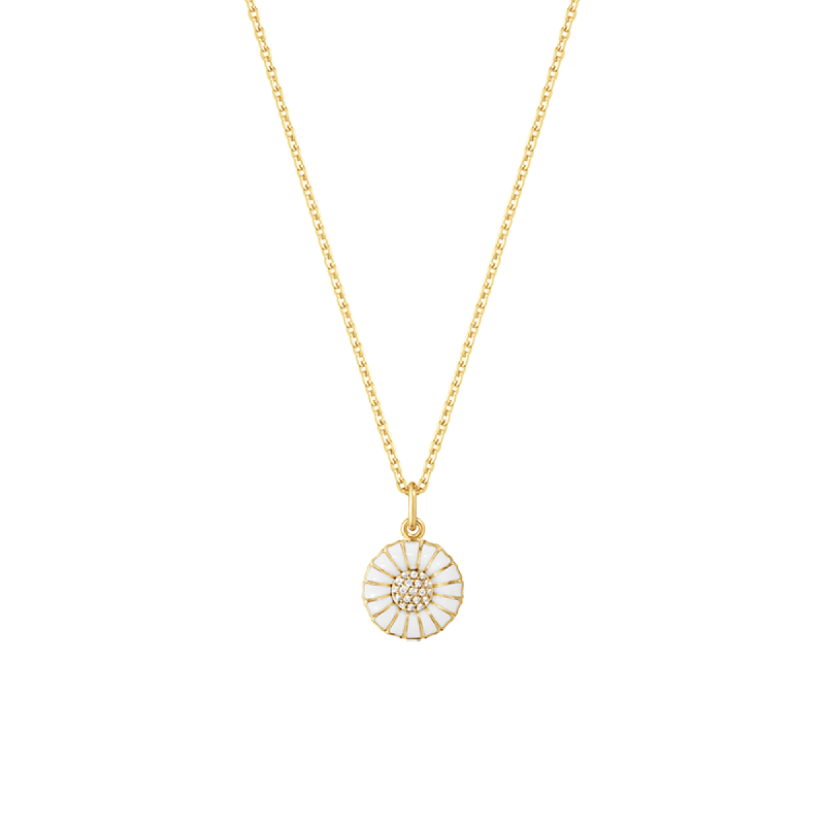 Oval Citrine and Lab-Created White Sapphire Daisy Pendant in Sterling  Silver with 14K Gold Plate | Zales