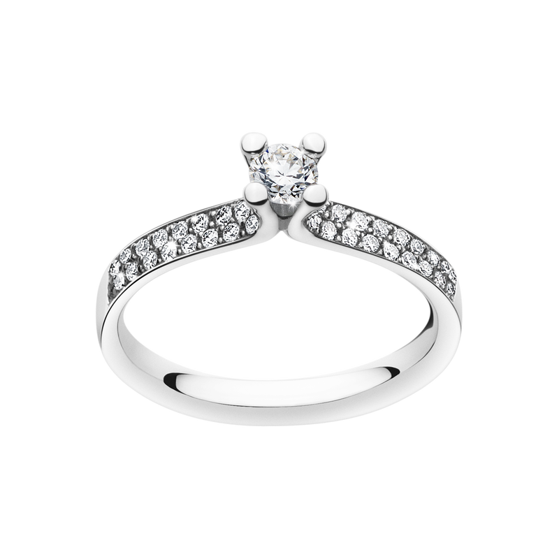 MAGIC ring - 18 kt. white gold with brilliants