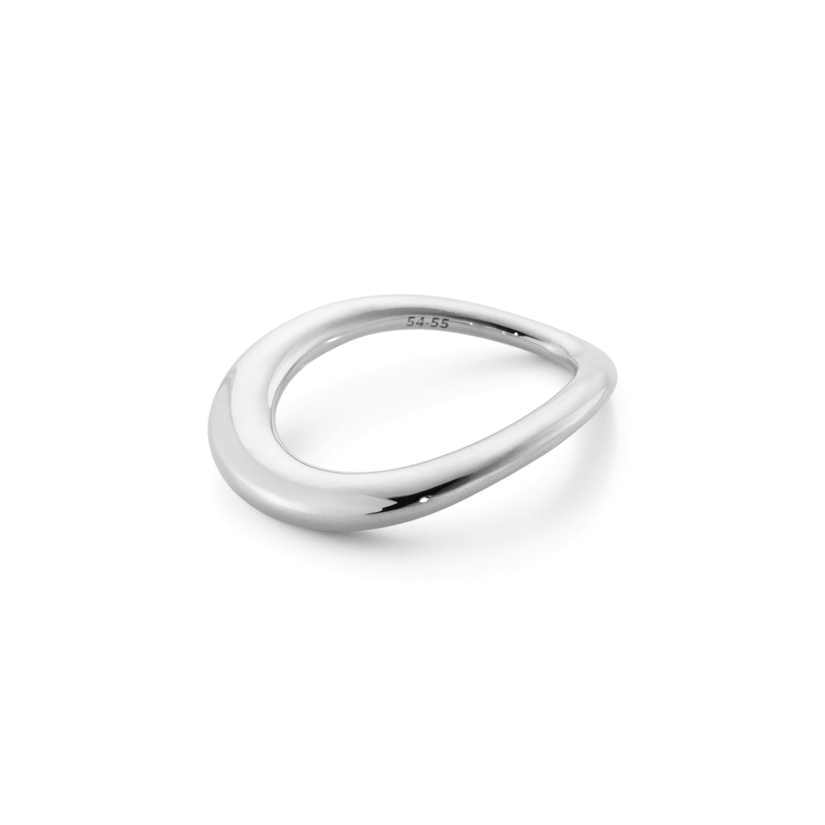 Offspring silver with white diamonds ring combination | Georg Jensen
