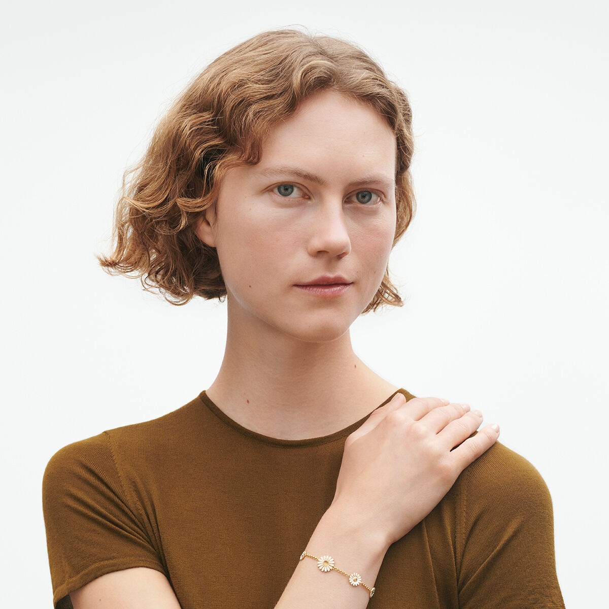 デイジー (DAISY) ブレスレット - スターリングシルバー 18Kゴールド