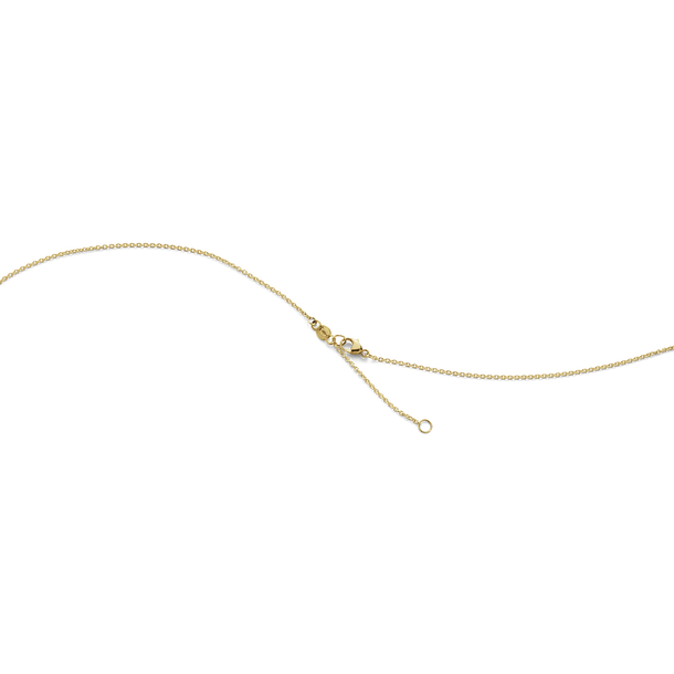 Fusion open pendant in 18kt yellow and white gold | Georg Jensen