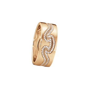 FUSION 2-delat ring – 18 K roséguld med briljanter FUSION 2-delat ring – 18 K roséguld med briljanter