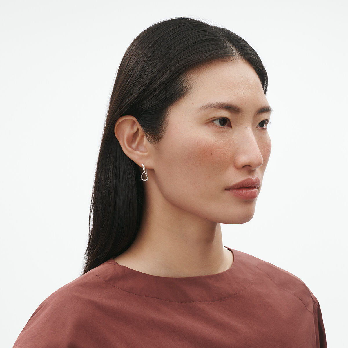 マーシー (MERCY) スモール イヤーフープ I Georg Jensen