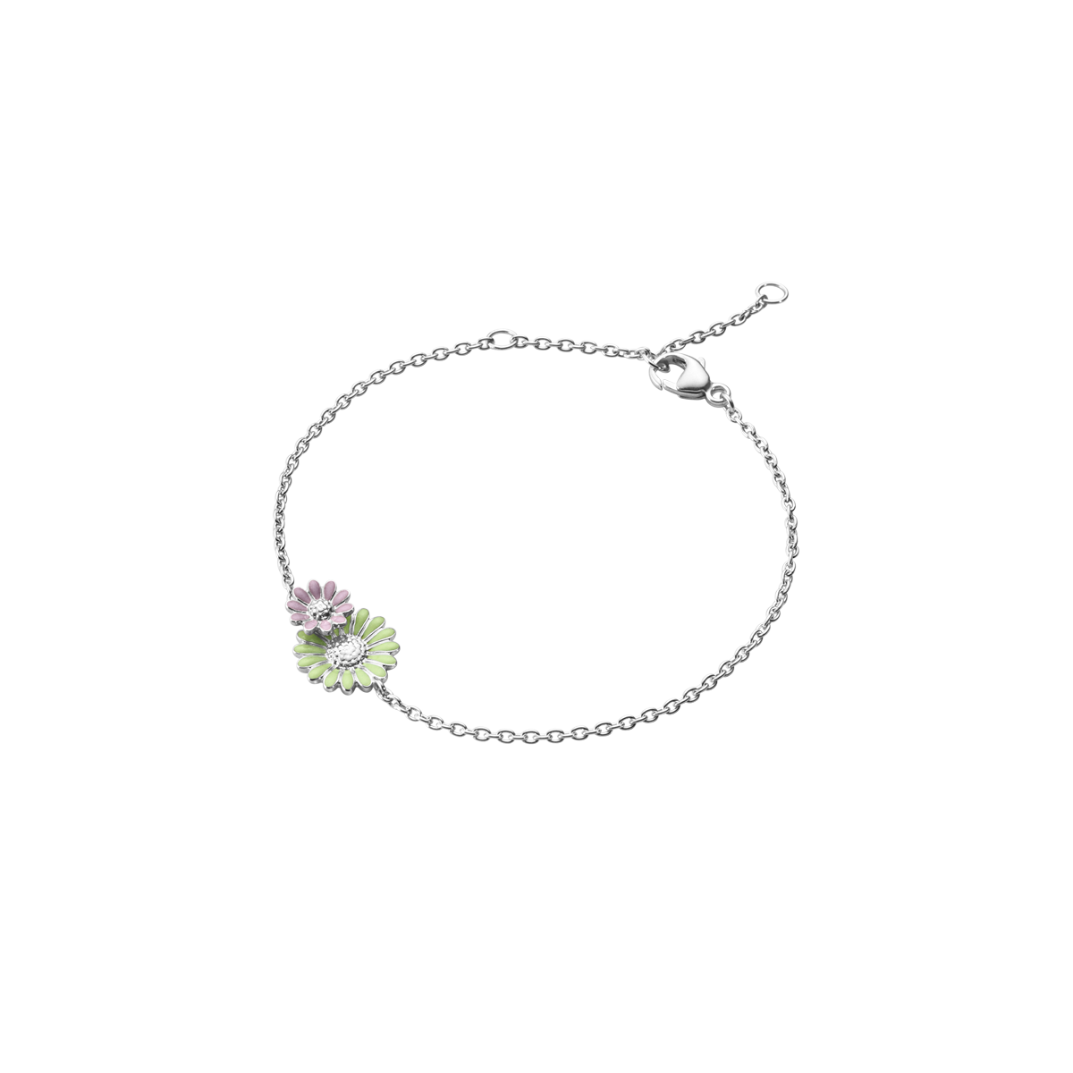 Pandora Moments Daisy Flower Clasp Snake Chain Bracelet | PANDORA