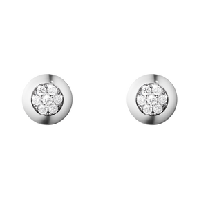 AURORA earrings - 18 kt. white gold with brilliant cut diamonds