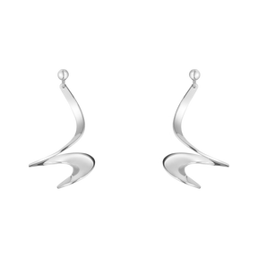 MOBIUS earrings in sterling silver Georg Jensen