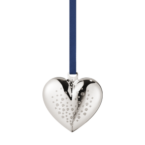 2017 Christmas Heart, palladium plated