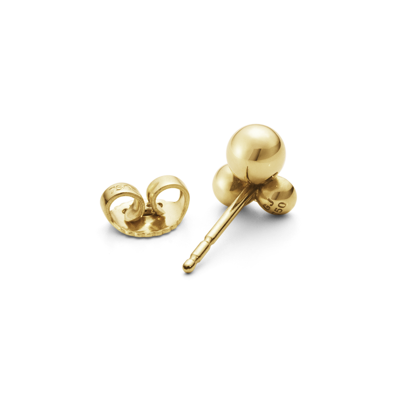 MOONLIGHT GRAPES earrings 18 kt. yellow gold with diamonds