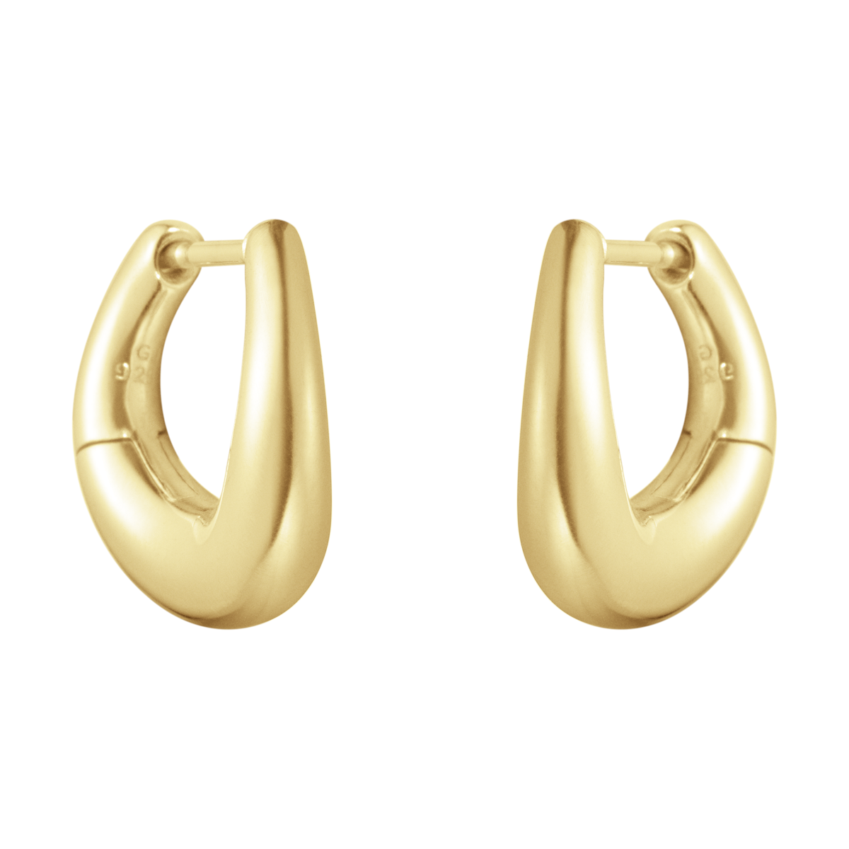 オフスプリング (OFFSPRING) イヤーフープ 18K ゴールド。