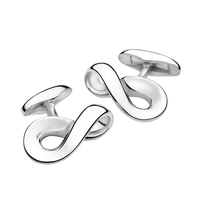 インフィニティ バイ ジョージ ジェンセン(INFINITY BY GEORG JENSEN) カフリンクス – スターリングシルバー