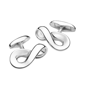 INFINITY cufflinks - sterling silver