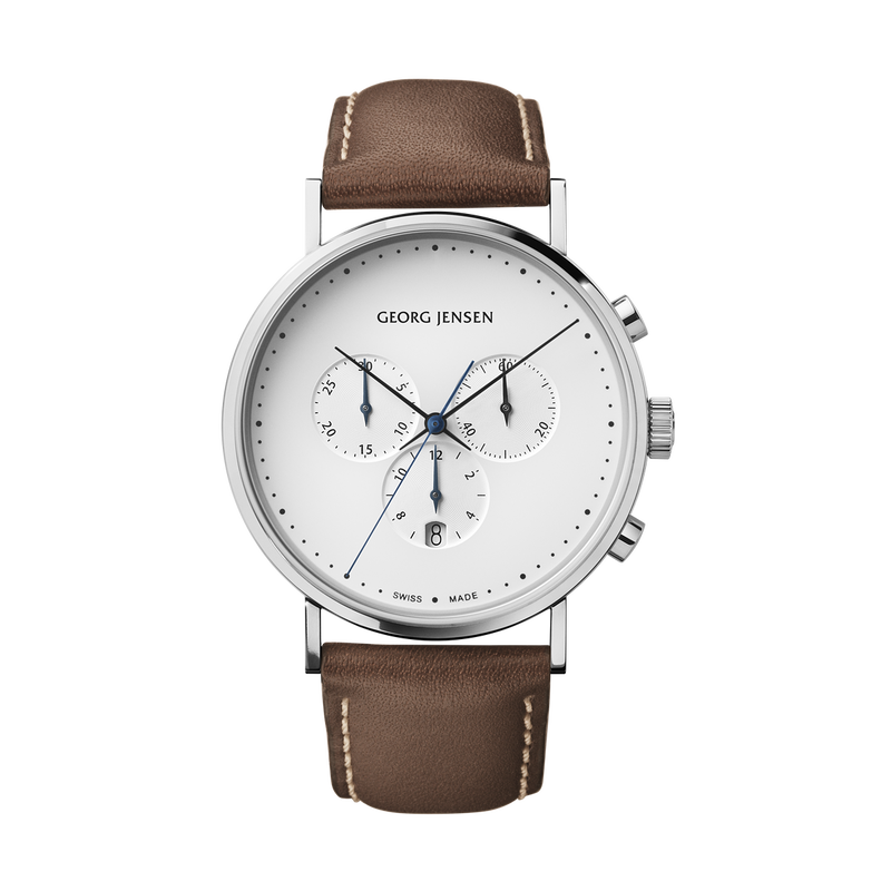 KOPPEL strap - 41 mm, brown leather M