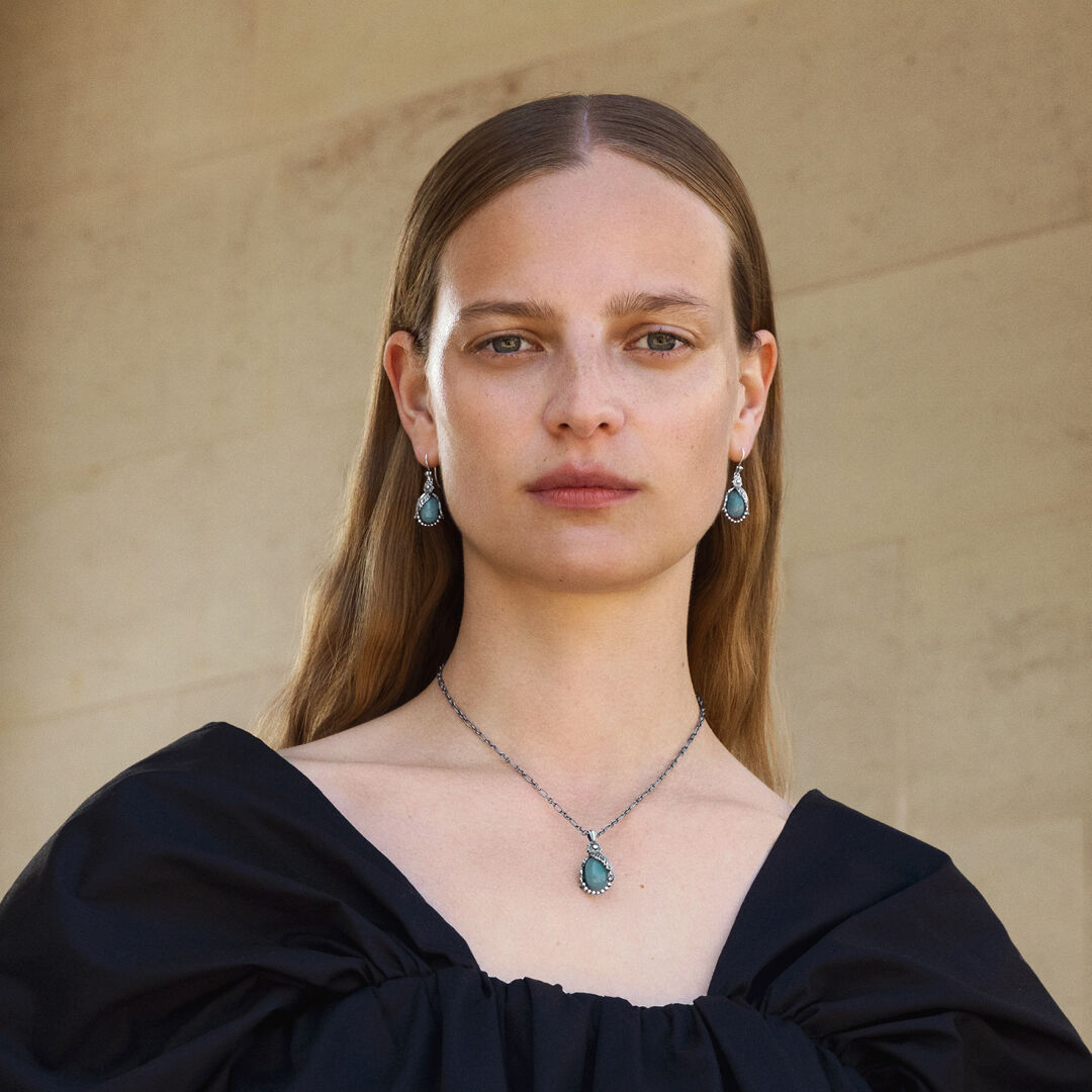 GEORG JENSEN 2022 ヘリテージピアス スターリングシルバー-