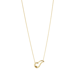 OCRF Heart Necklace, 18kt yellow gold