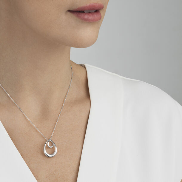 OFFSPRING mother and child pendant in sterling silver