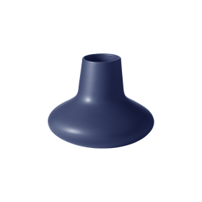 KOPPEL vase - blue stoneware, small