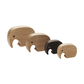 ELEPHANT Figur, 4 Stck.