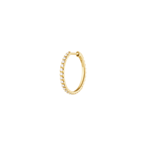 GEORG JENSEN SIGNATURE DIAMONDS Örhänge, hoop, stort, Single GEORG JENSEN SIGNATURE DIAMONDS Örhänge, hoop, stort, Single