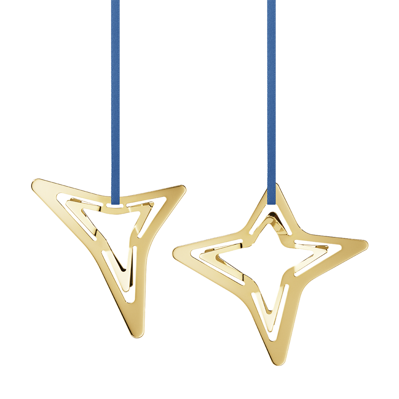 2021 Holiday Ornaments, Three & Four Point Star