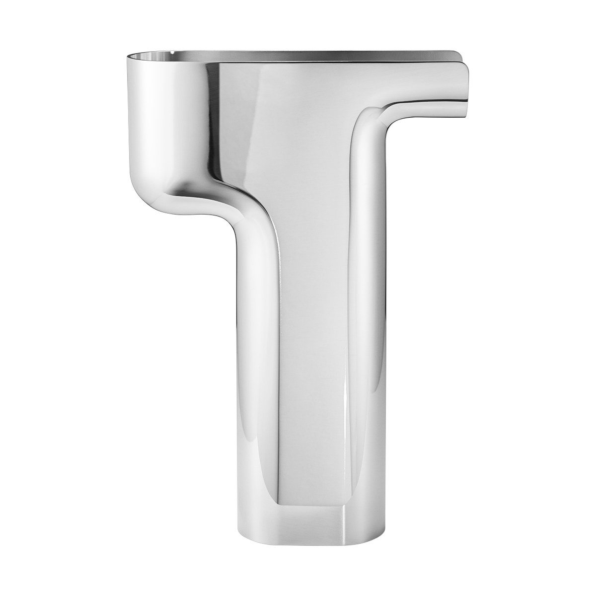 Nendo vase, tall, in sterling silver Jensen