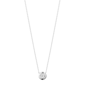 AURORA 坠炼 - 18 K 白金，铺砌式镶嵌明亮式切工钻石