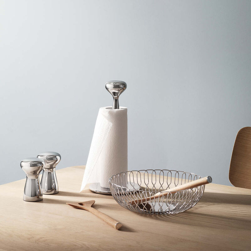 Alfredo Salad Servers Oak Wood