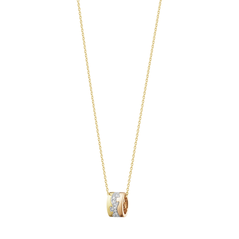 Fusion pendant with 0.19 CT diamonds Georg Jensen