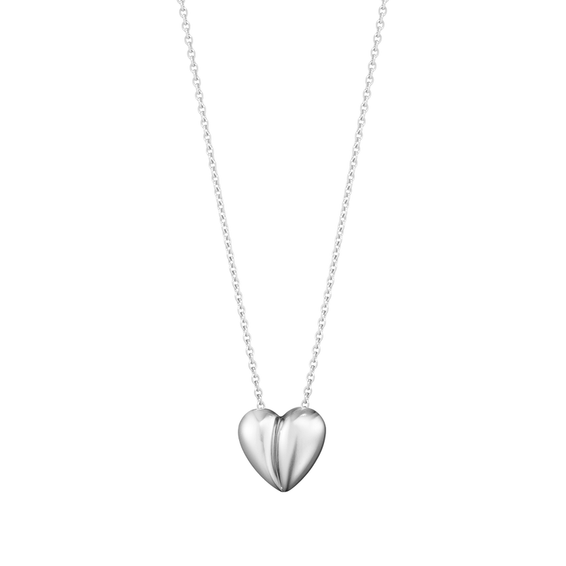 Curve Sculptural Necklace In Sterling Silver