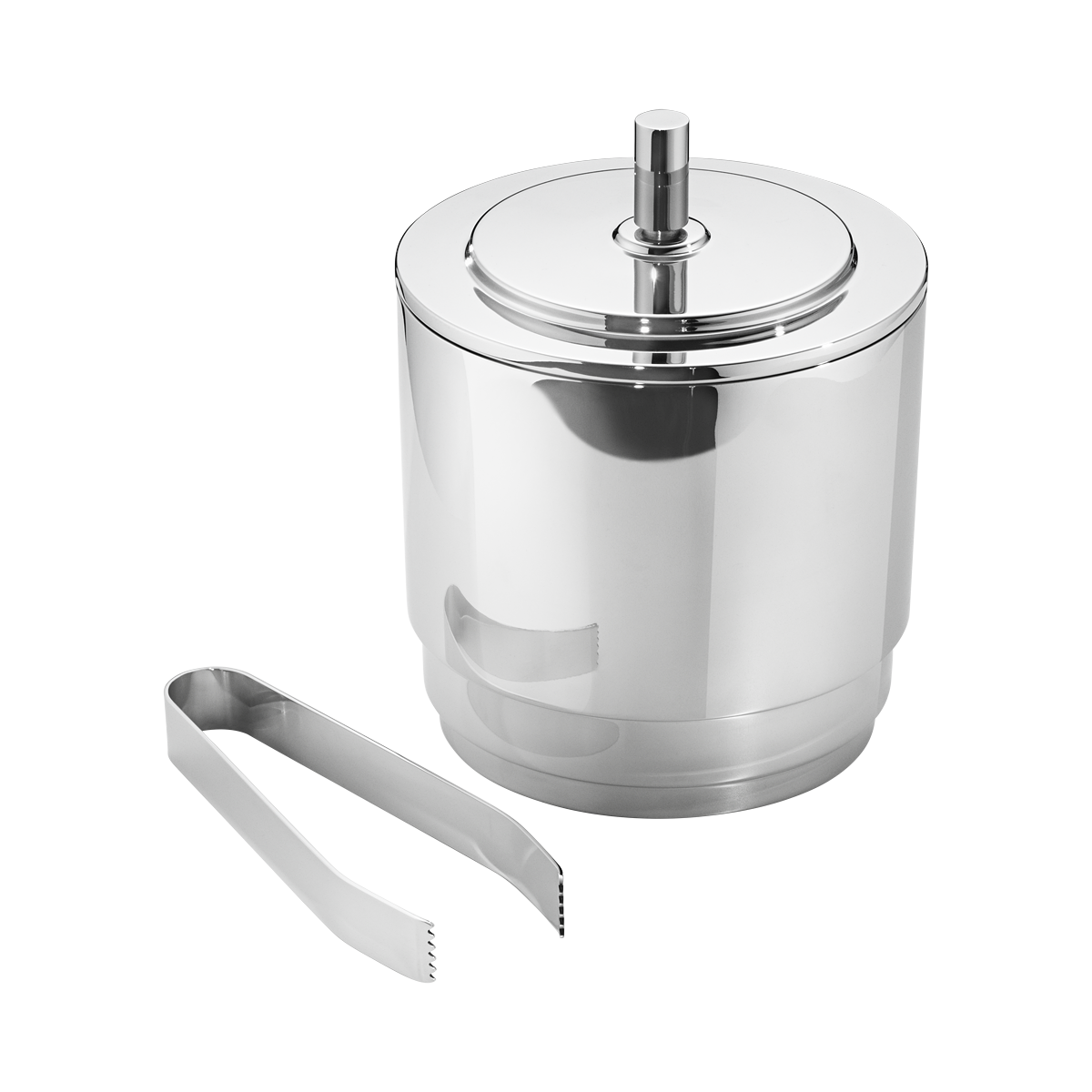georg jensen ice bucket and tongs