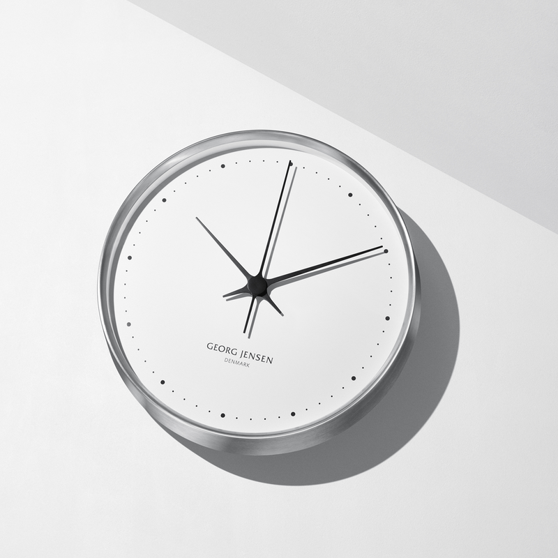 Koppel Wall Clock In Stainless Steel 30cm Georg Jensen