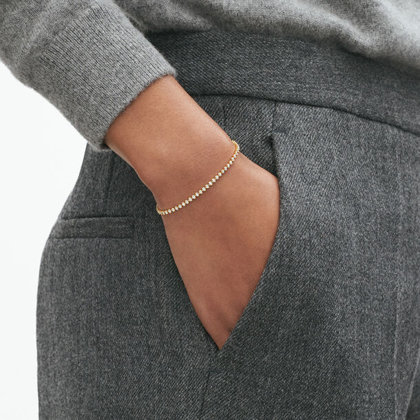 GEORG JENSEN SIGNATURE DIAMONDS テニス ブレスレット - 18Kゴールド 