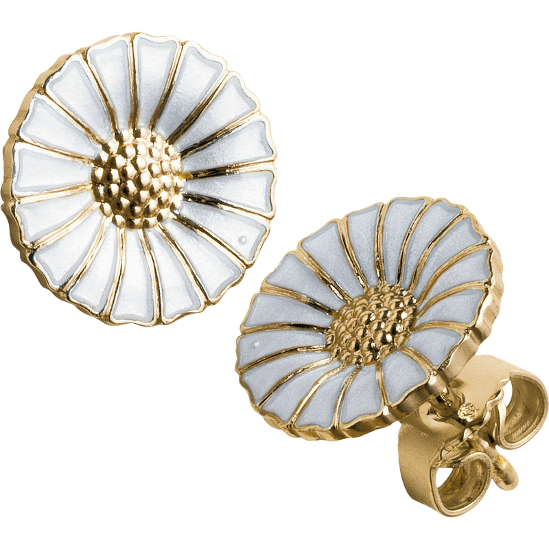 DAISY earrings in gold plated sterling silver Jensen