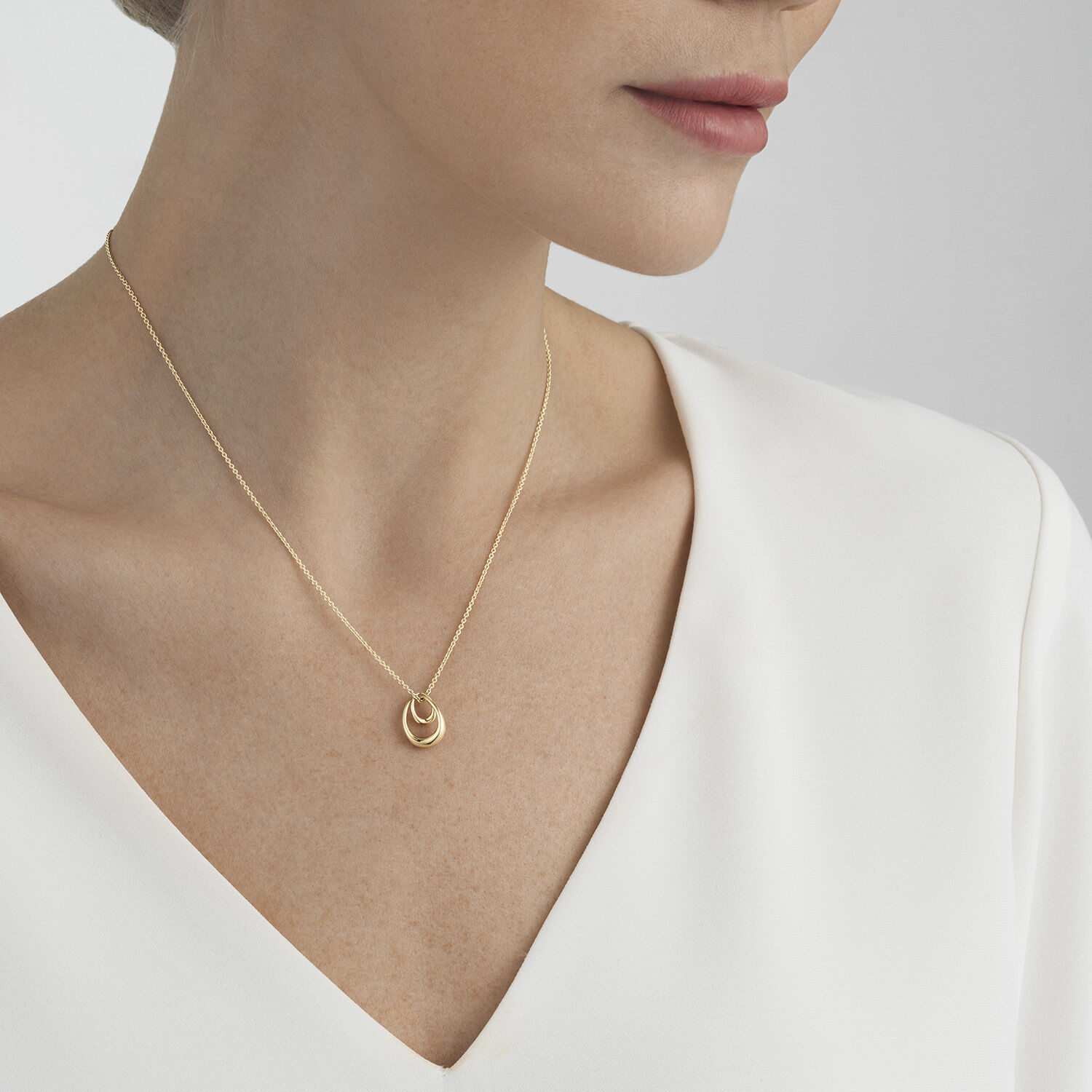 OFFSPRING pendant, mother daughter necklace in 18k gold
