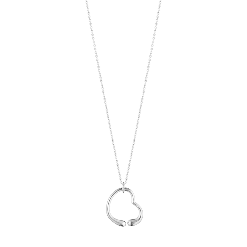 Mercy Ocrf Sterling Silver Heart Pendant Georg Jensen