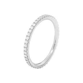AURORA ring - 18 karat vitt guld med briljanter