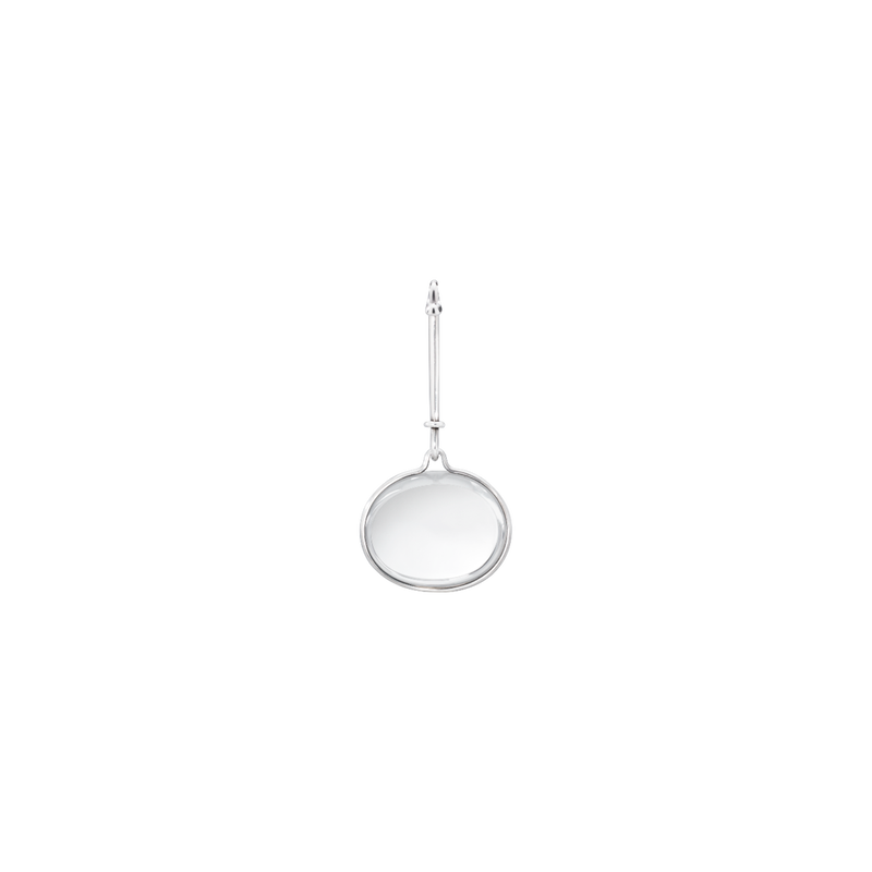 DEW DROP pendant - sterling silver with rock crystal