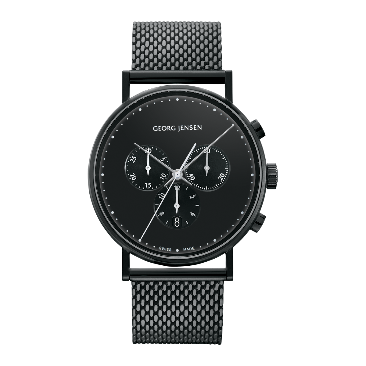 swiss watch black