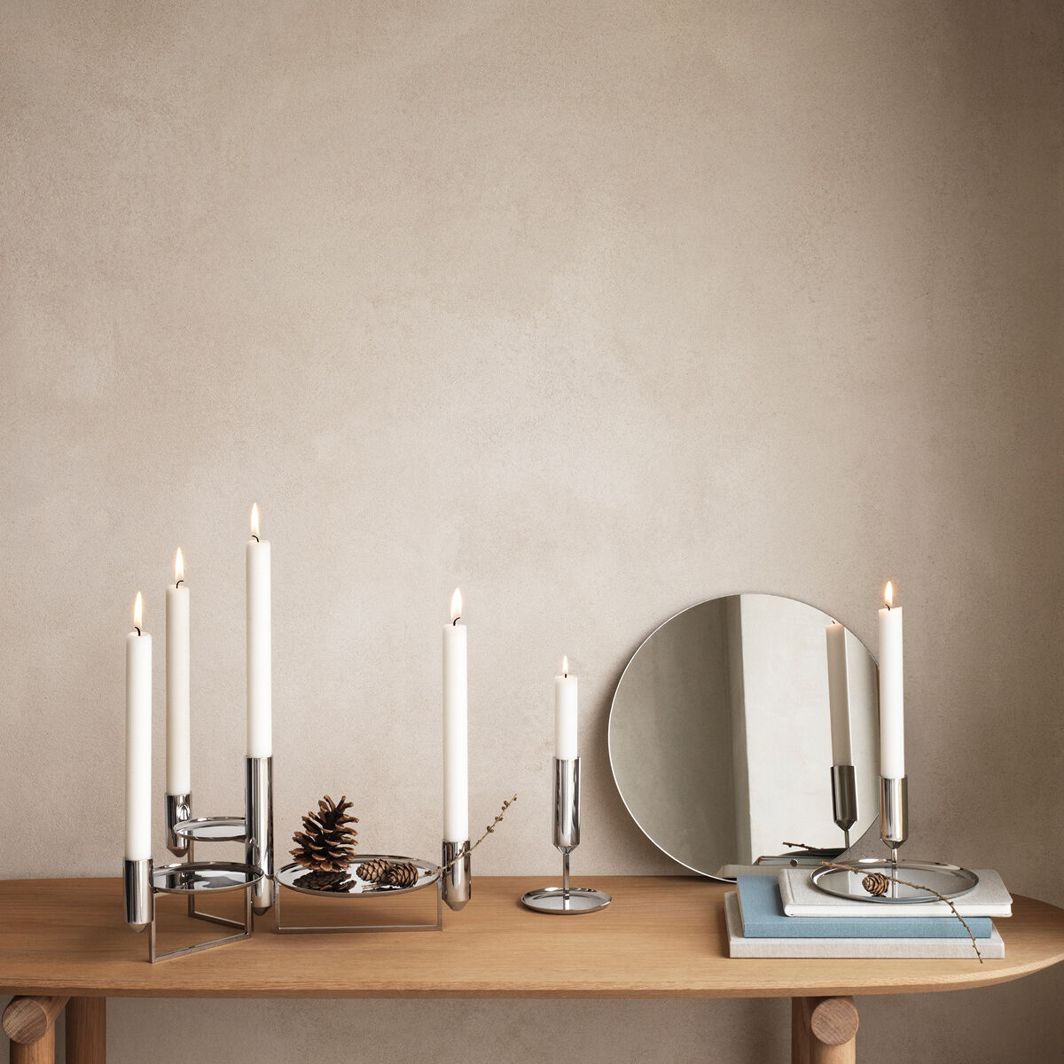 14,5 cm Georg Jensen Tunes Candelabro