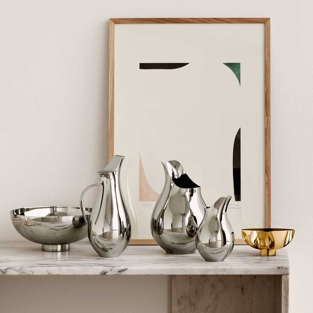 Ilse stainless steel water pitcher Georg Jensen