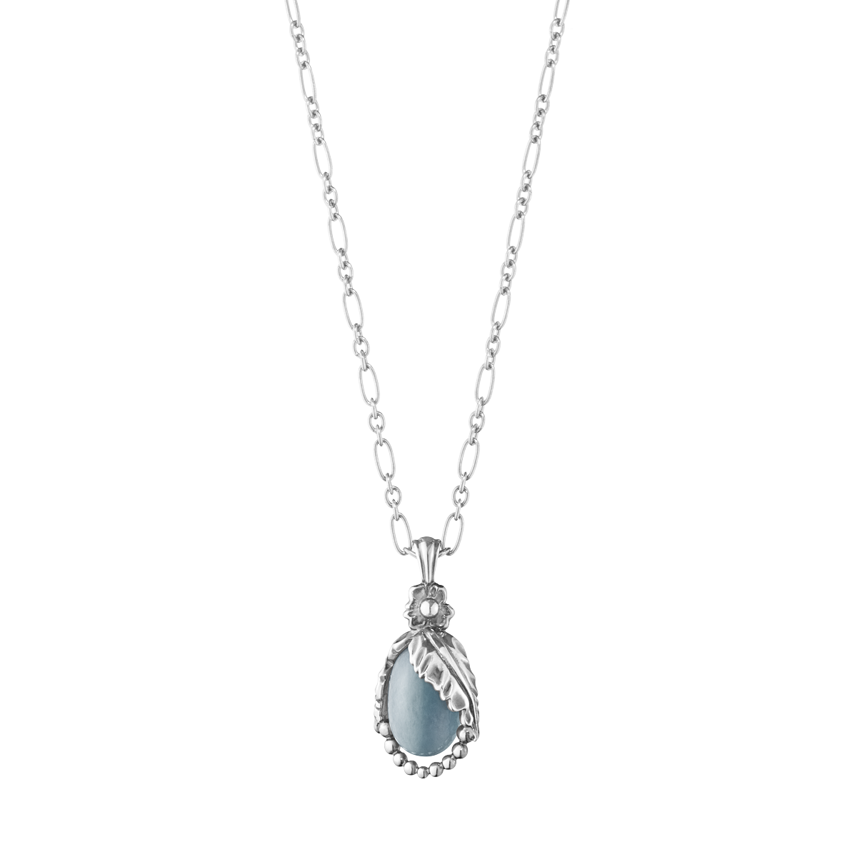 HERITAGE Pendant 2023, blue quartz, in sterling silver